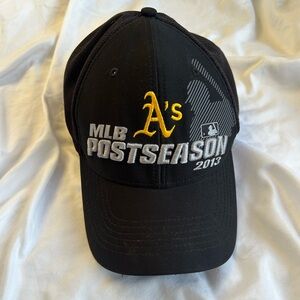Oakland A's Athletics Baseball Cap Hat Adult Adjustable 47 2013 Post Season Used